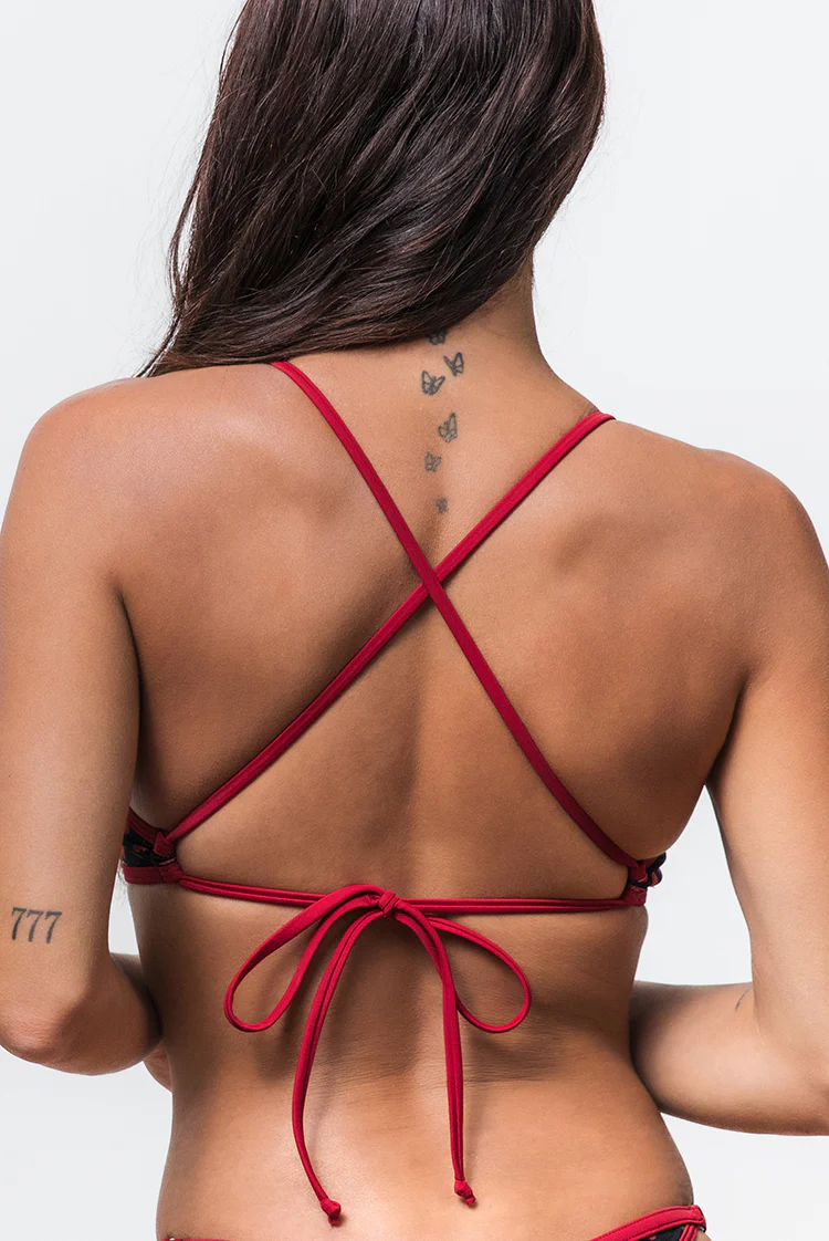 Cherry Cola Lucy Bikini Top - Image 2