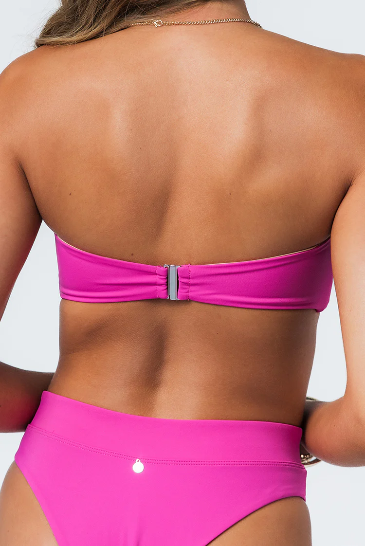 Obviously Iconic Swim Claudia Bow Bikini Top - Image 3