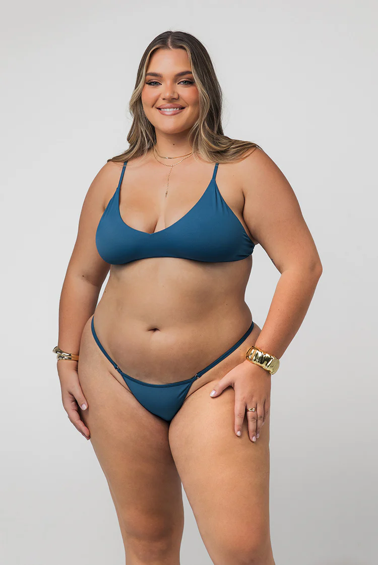Obviously Iconic Swim Martina String Thong Bikini Bottom - Image 3